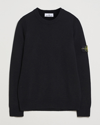 Stone Island Knitted Lambswool Crew Neck Cement Melange