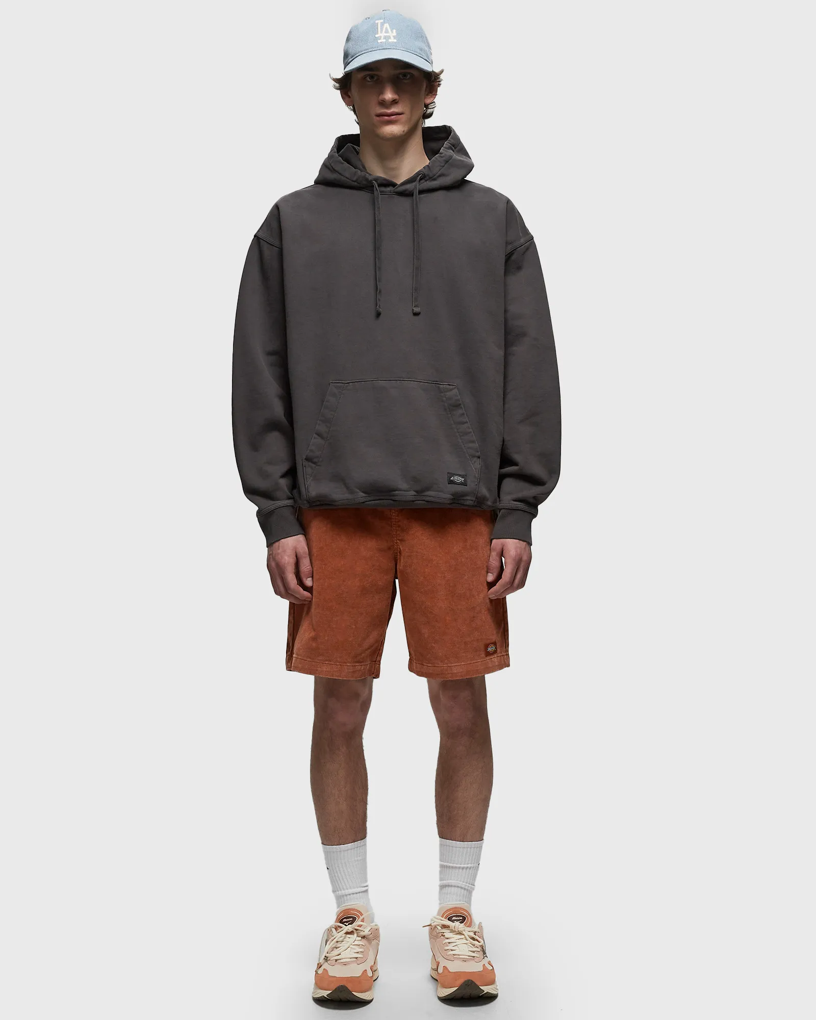 DICKIES GARMENT DYED HOODIE BLACK PIGMENT WASH