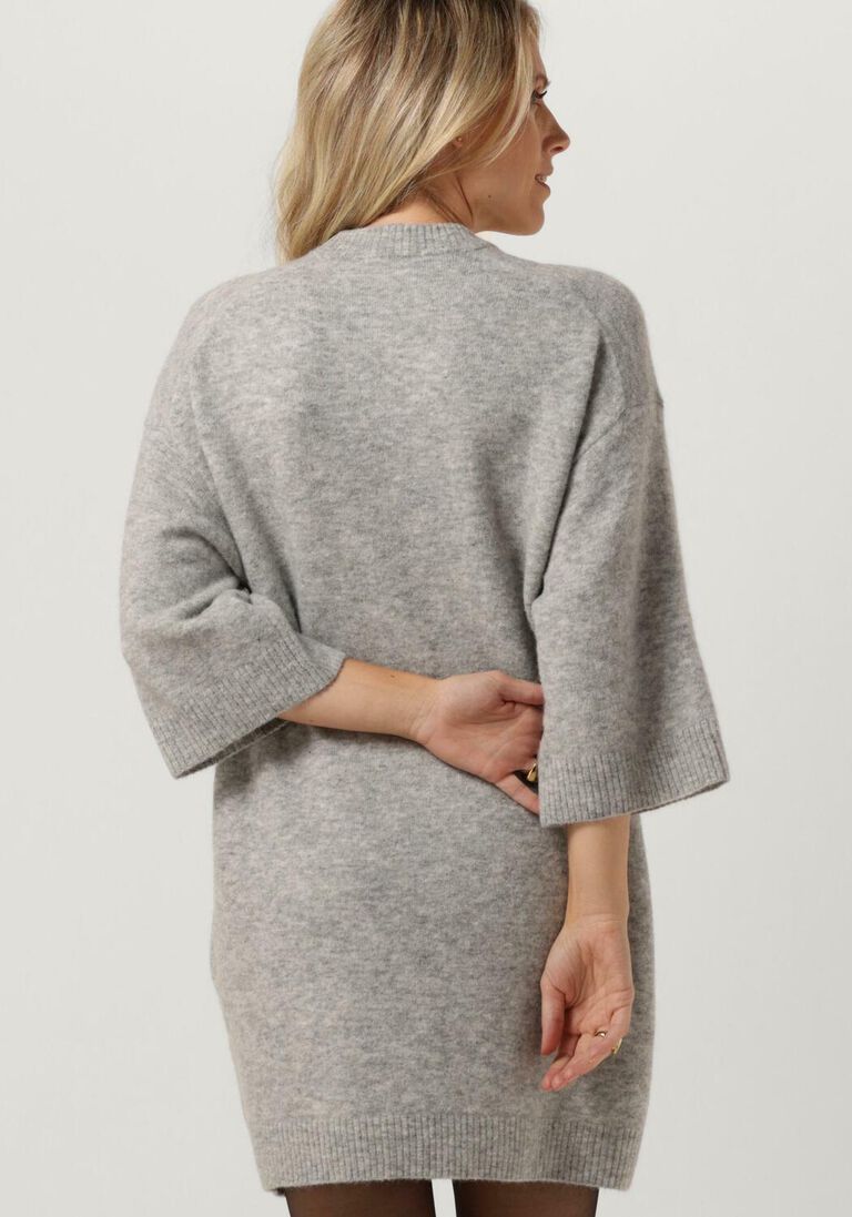 DRYKORN grijze drykorn mini jurk limava