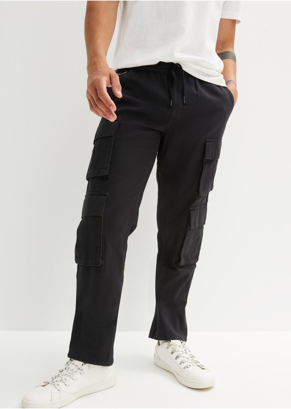 Pantalon cargo Regular Fit, Straight