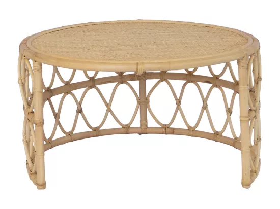 Tables basses gigognes - Rotin - Coloris : Naturel - RONITA