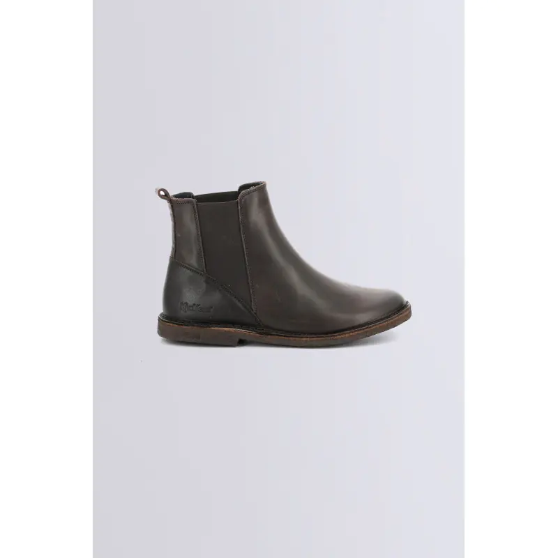 KICK TIPIST MARRON FONCE BOOTS Cuir Femme