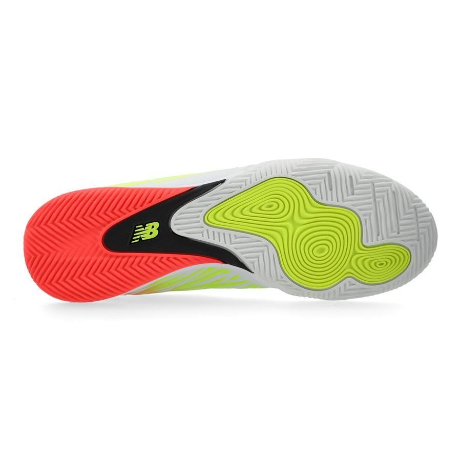 New Balance Furon V8 Pro IN Flash Point - Blanc/Rouge/Argenté