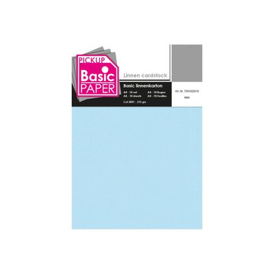Pickup - Carton de lin - A4 (210 x 297 mm) - 215 g/m² - 10 feuilles - menthe