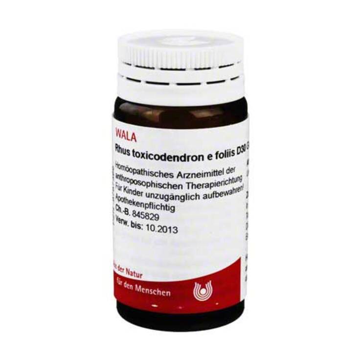 Rhus toxicodendron E foliis D 30 Globuli, 20 g
