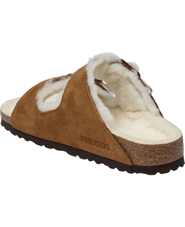 Birkenstock Arizona Shearling LEVE Mink LAF Braun