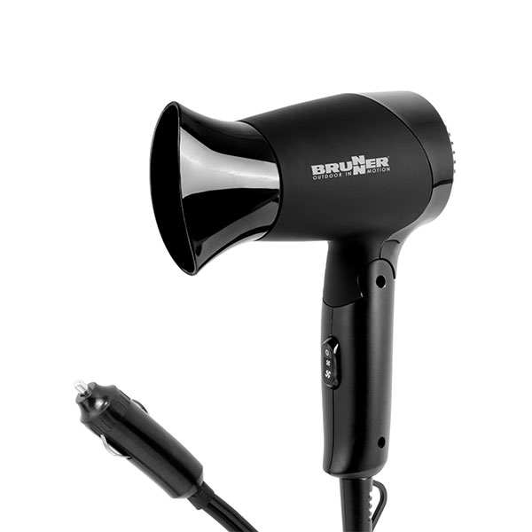 Sèche cheveux MONSUN Brunner pour allume cigare 12V 120W