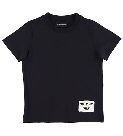 Emporio Armani T-shirt - 3-pak - Navy/Brun/ Grøn m. Print