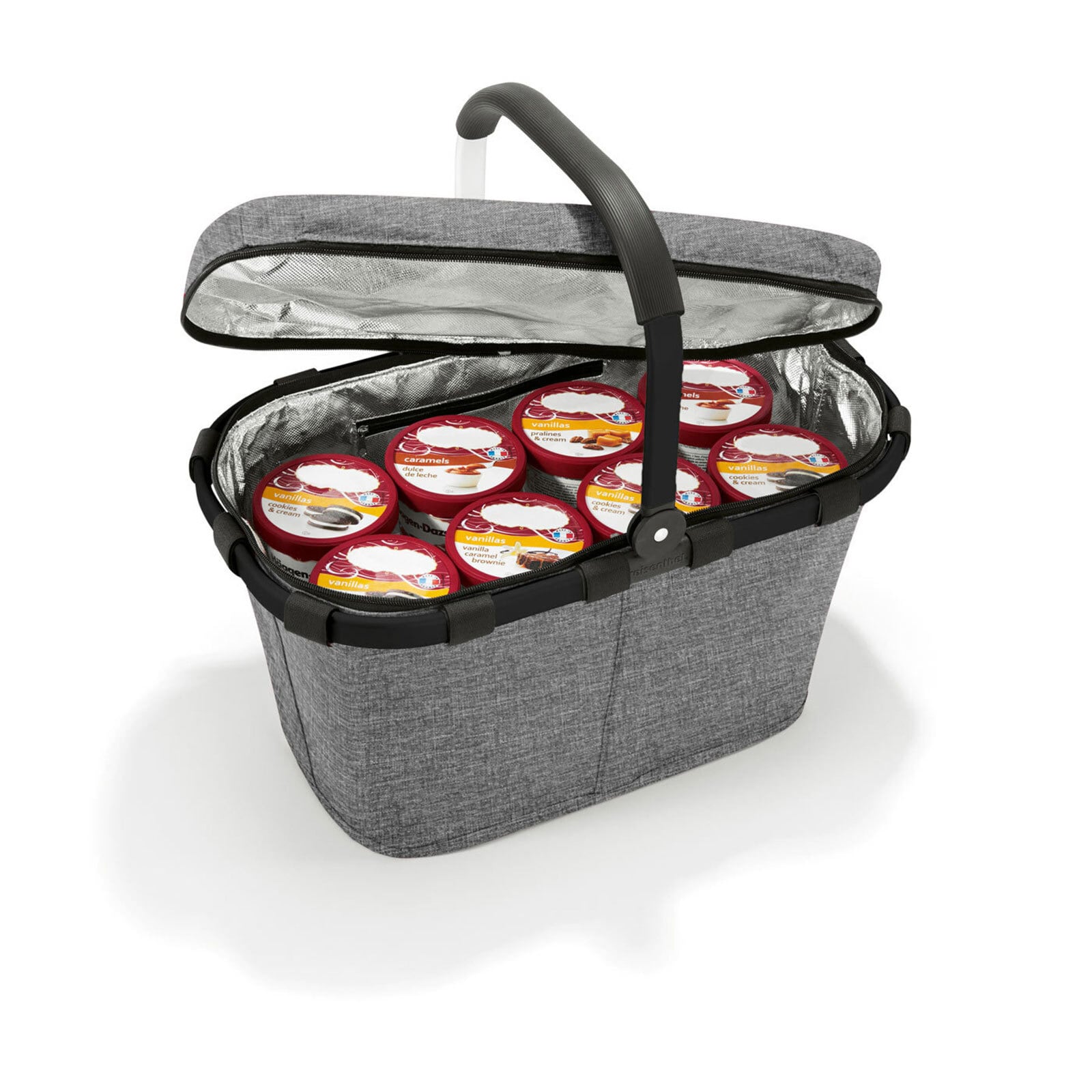 reisenthel Einkaufskorb CARRYBAG ISO Frame black /Twist silver