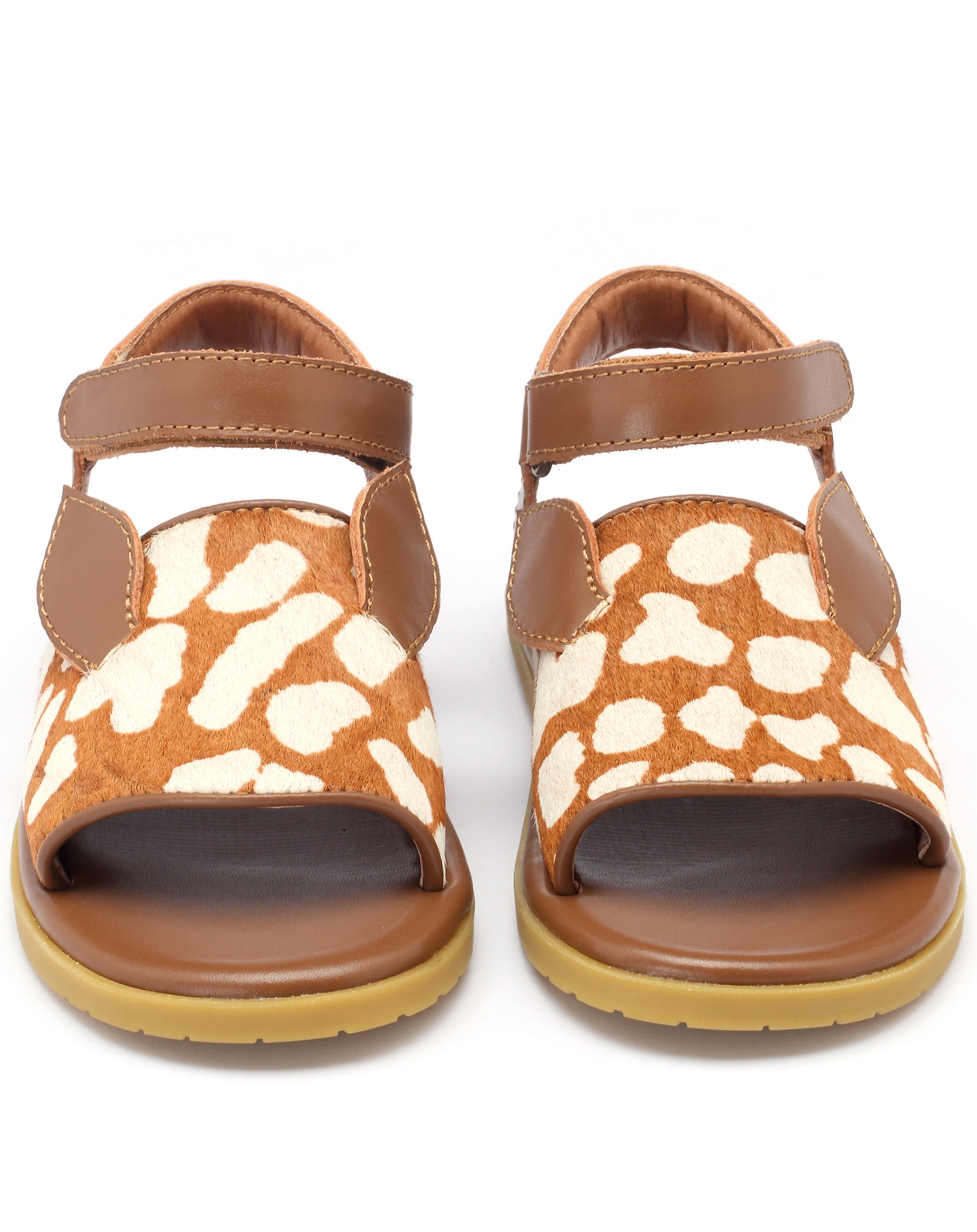 Klett-Sandalen LARA - FAWN in brown/white