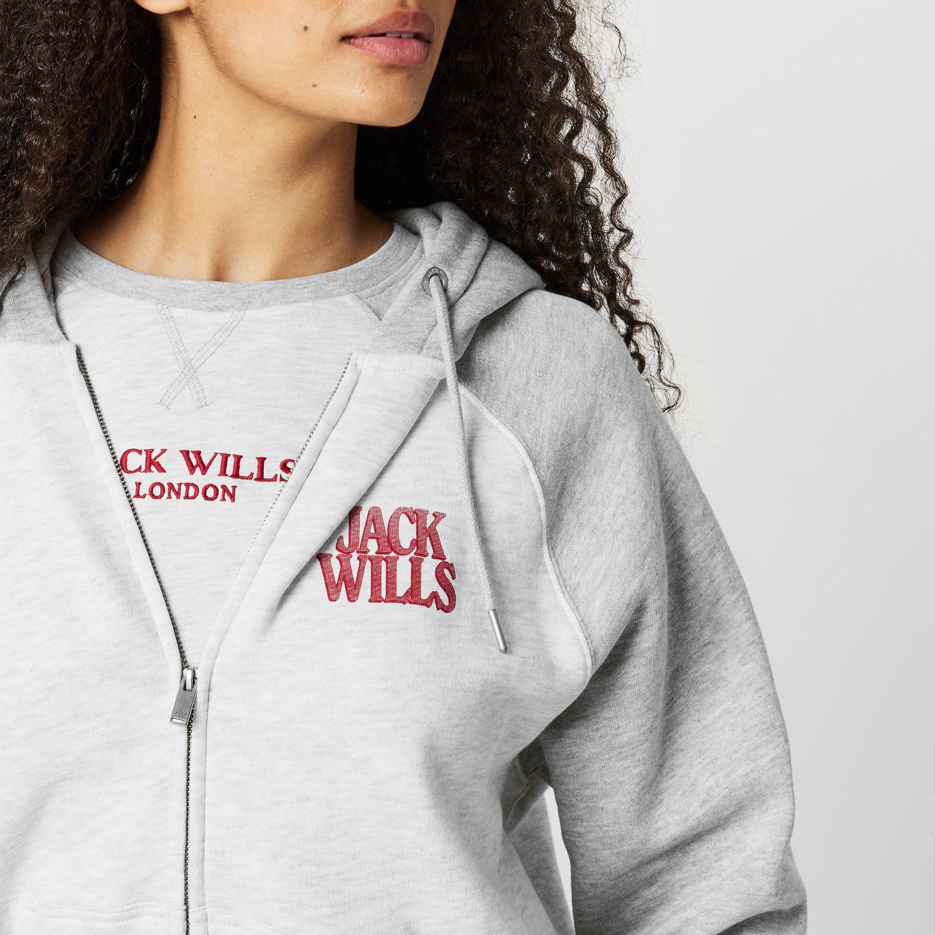 Jack Wills Contrast Zip Hoodie