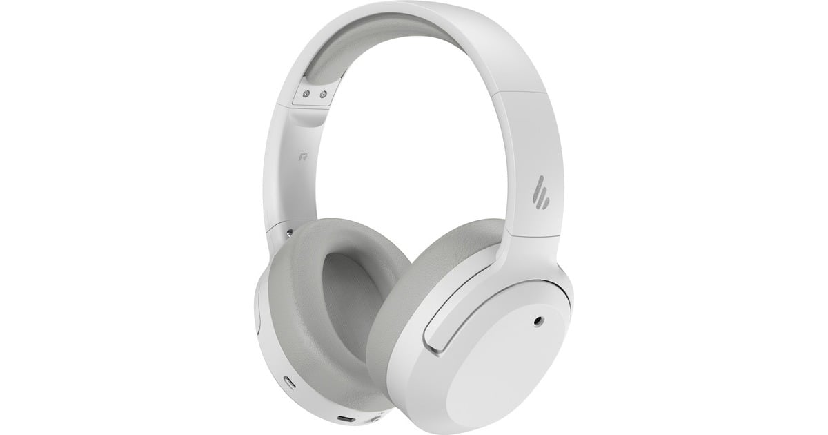 EdifierW820NB Bluetooth over-ear hoofdtelefoon  (Wit, Active Noise Cancelling, Bluetooth, USB-C)