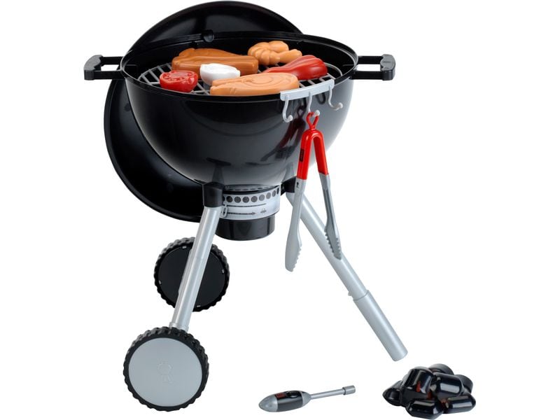 Klein-Toys Weber Kugelgrill Kinder-Grill mit Licht, Sound und zahlreichem Zubehör