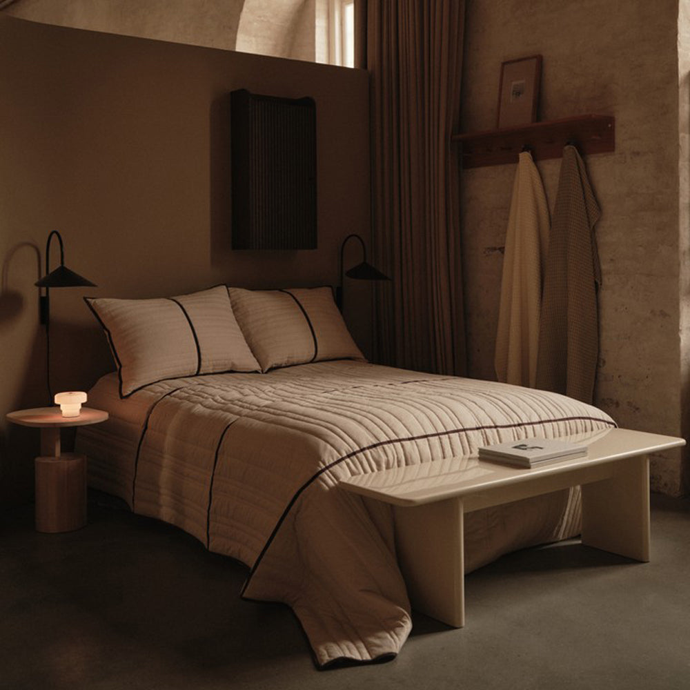 Ferm Living Ripple Draagbare Tafellamp - Wit