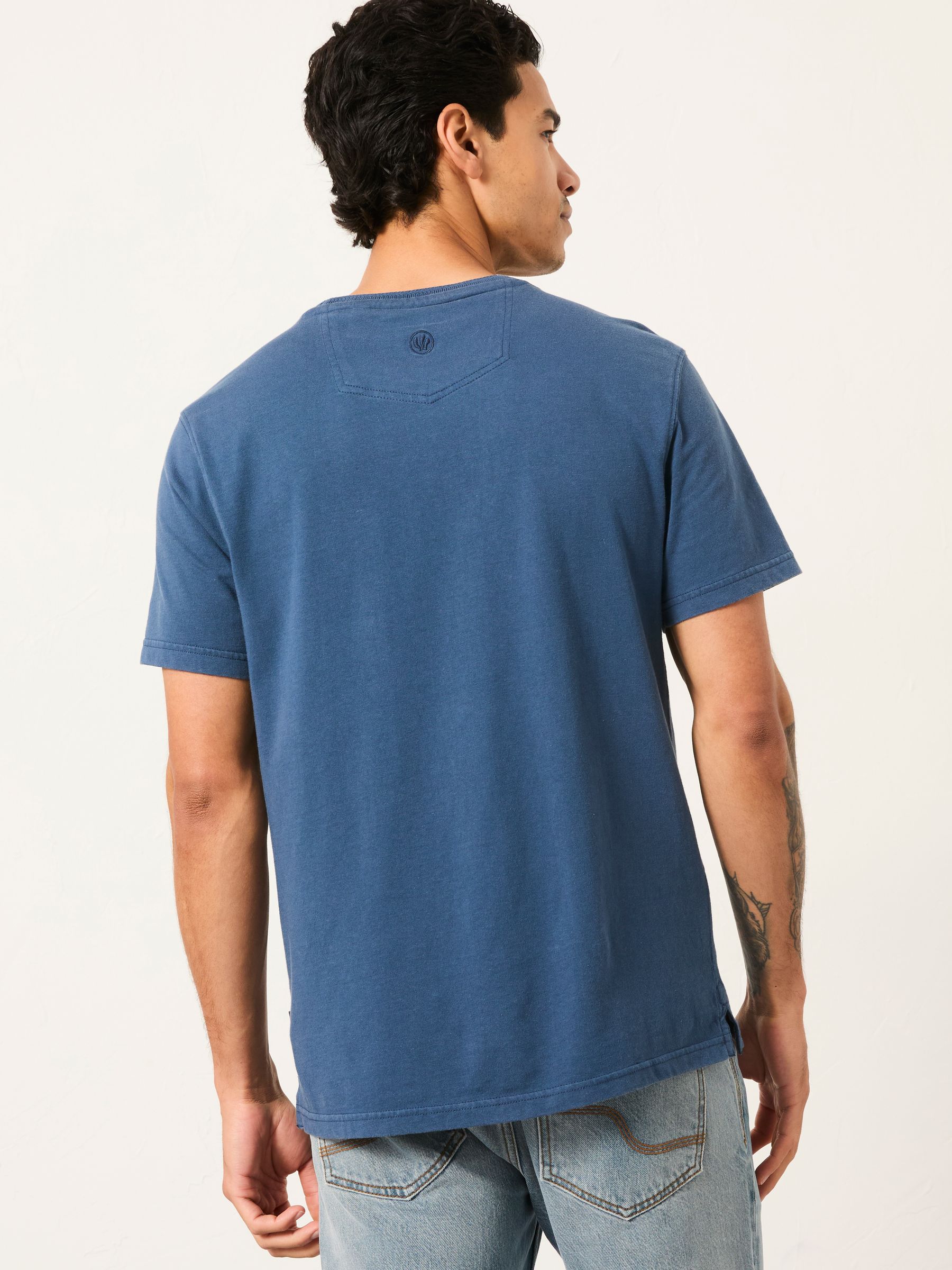 Frans marineblauw - FatFace Pocket T-Shirt