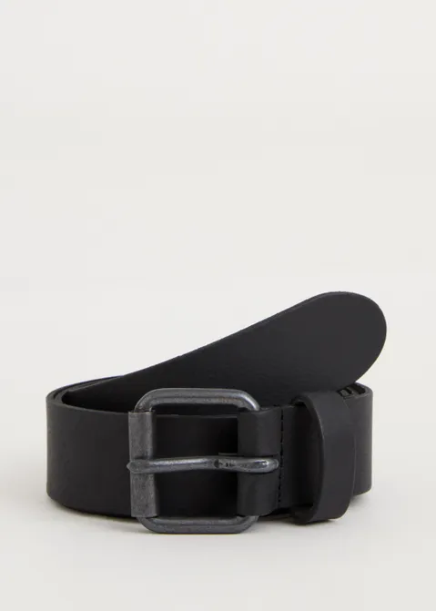 Riem leer zwart (ZWART)