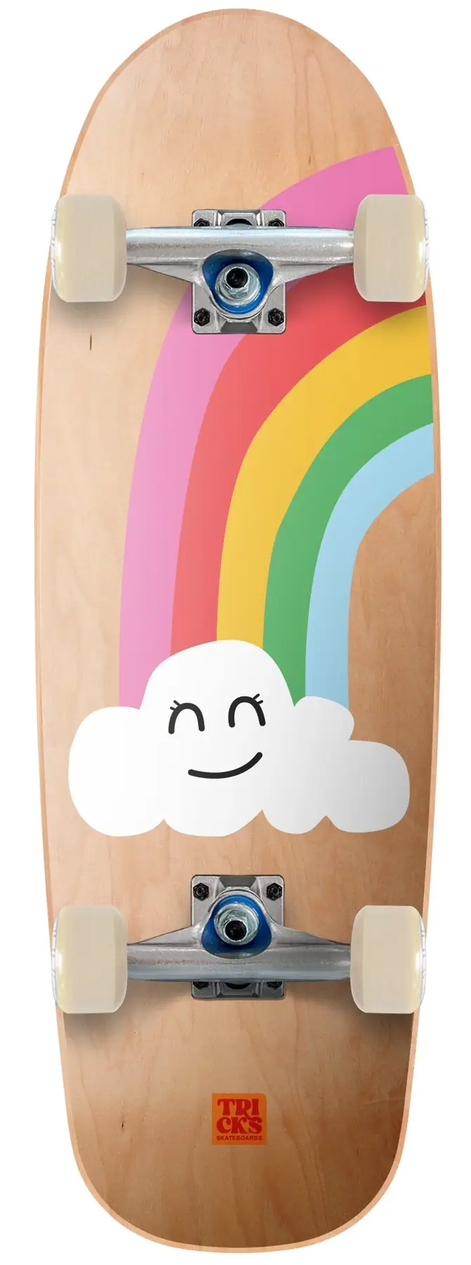 Tricks Soft Top Rainbow Komplet Skateboard - Børn Skateboards