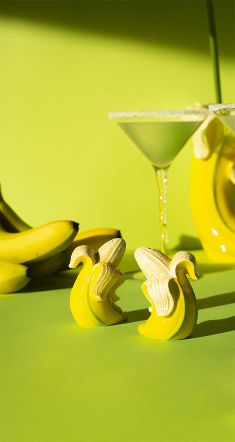 Donkey Salt- og peber sæt - Banana Romance Gul