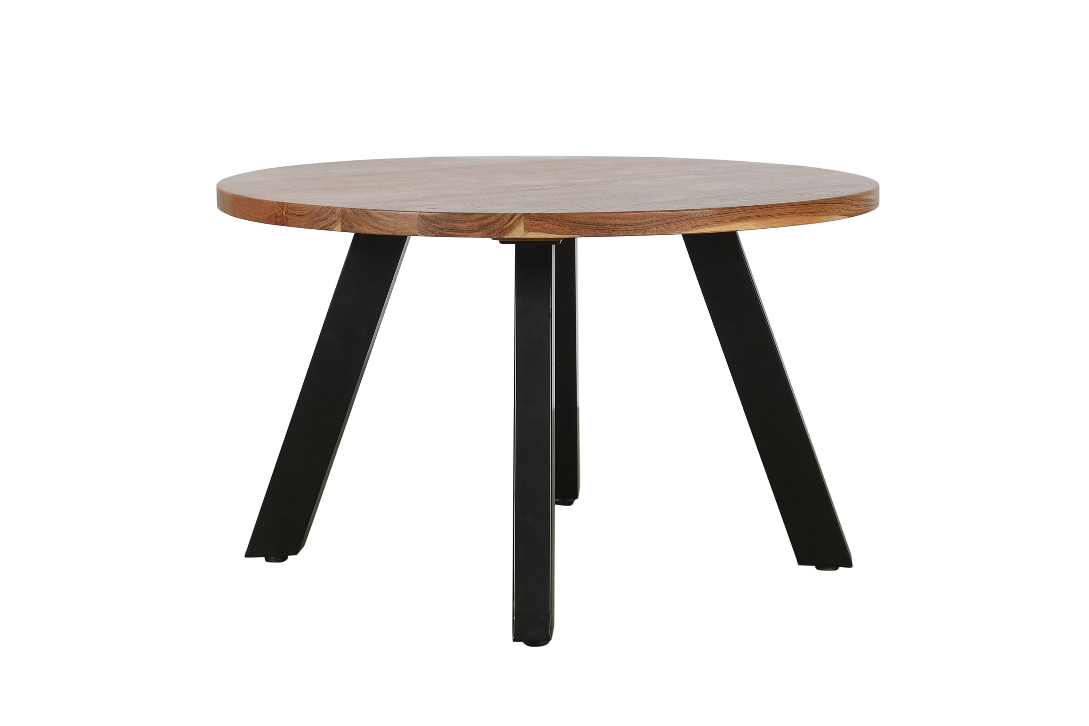 byLIVING Couchtisch LARA, Breite 75 cm, Akazie natur/schwarz