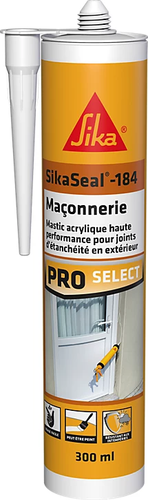 Mastic d'étanchéité SikaSeal184 maçonnerie 300ml