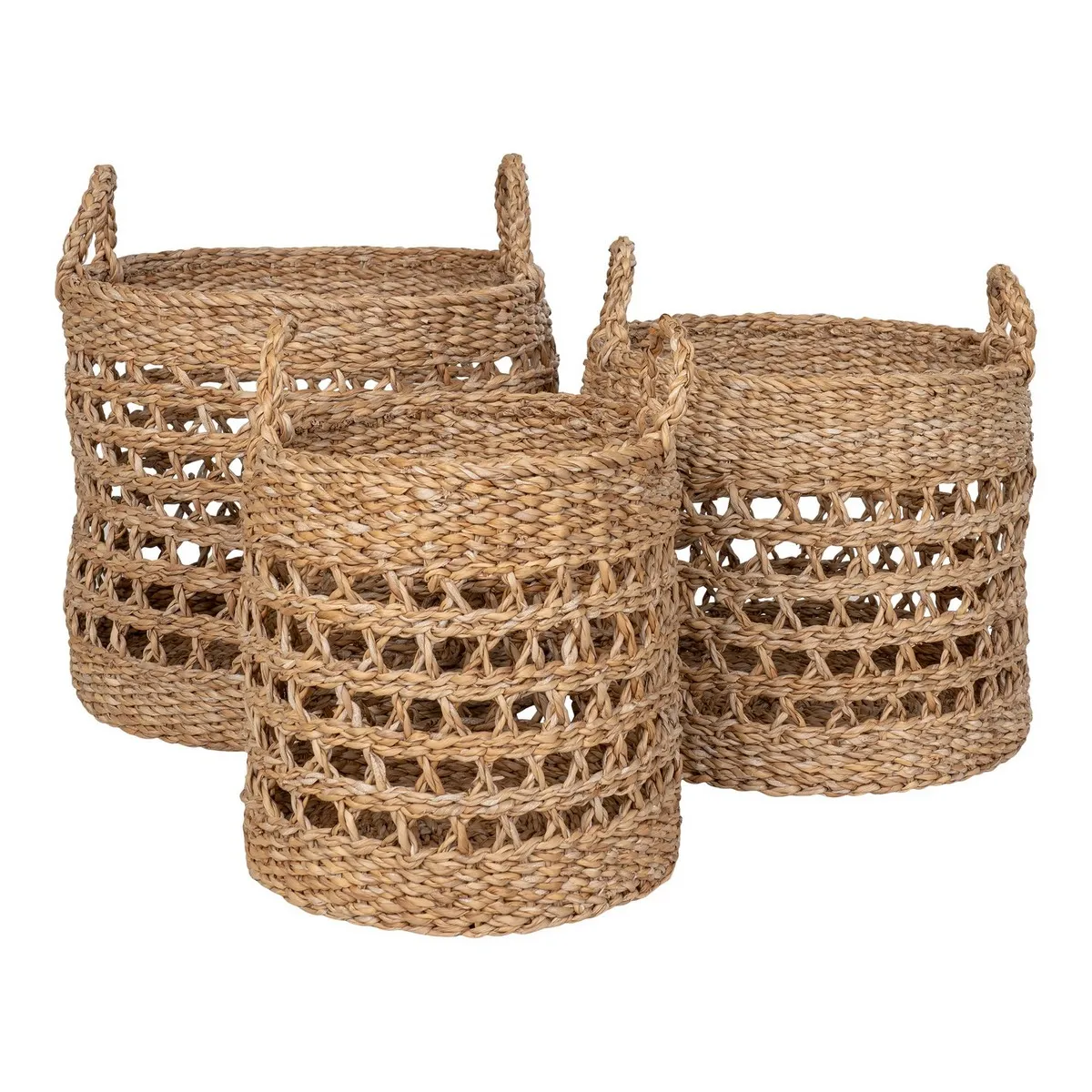 Epikasa Balok Paniers de rangement Herbe de mer