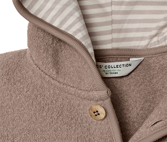 Kinder-Walkjacke mit Merinowolle