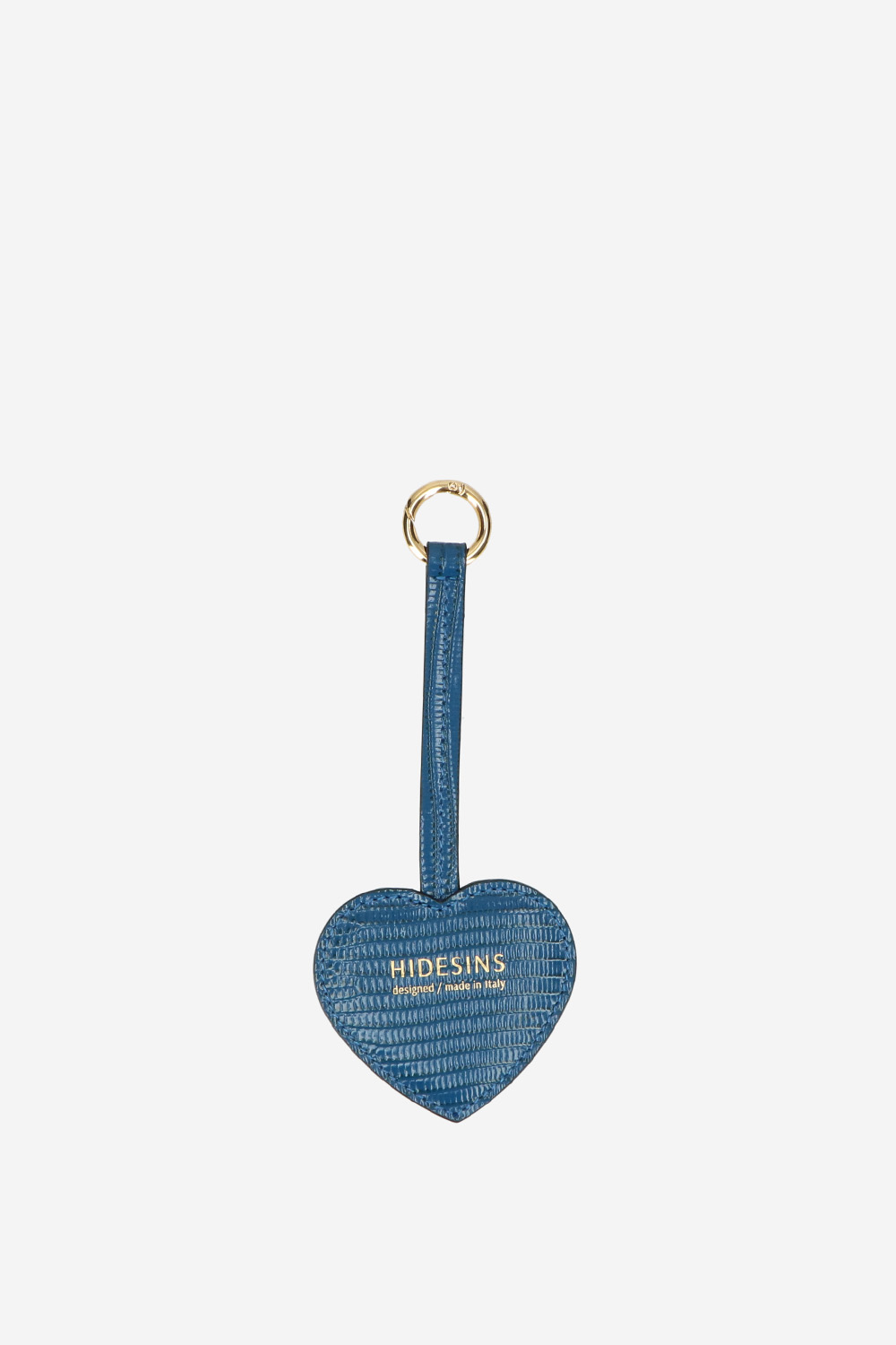 Heart leather key chain