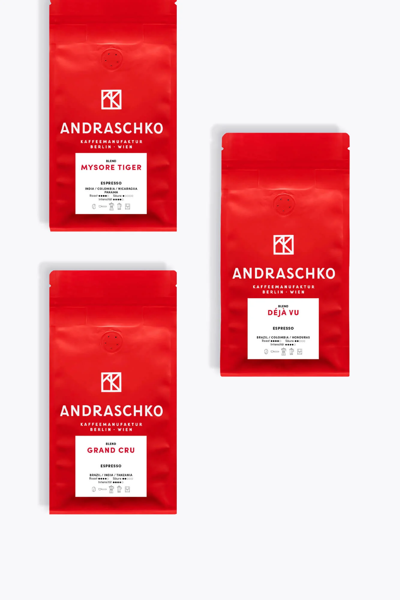 Andraschko Espresso Probierpaket 750g