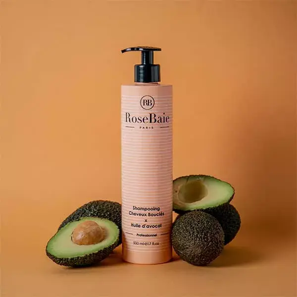 Shampoo Rosebaie para Cabelos Cacheados com Óleo de Abacate 500ml