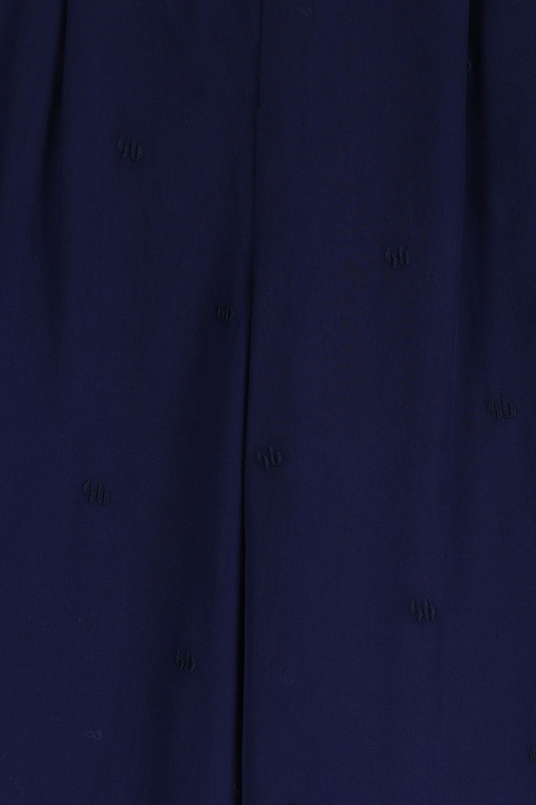 Donkerblauwe pantalon met embroidery