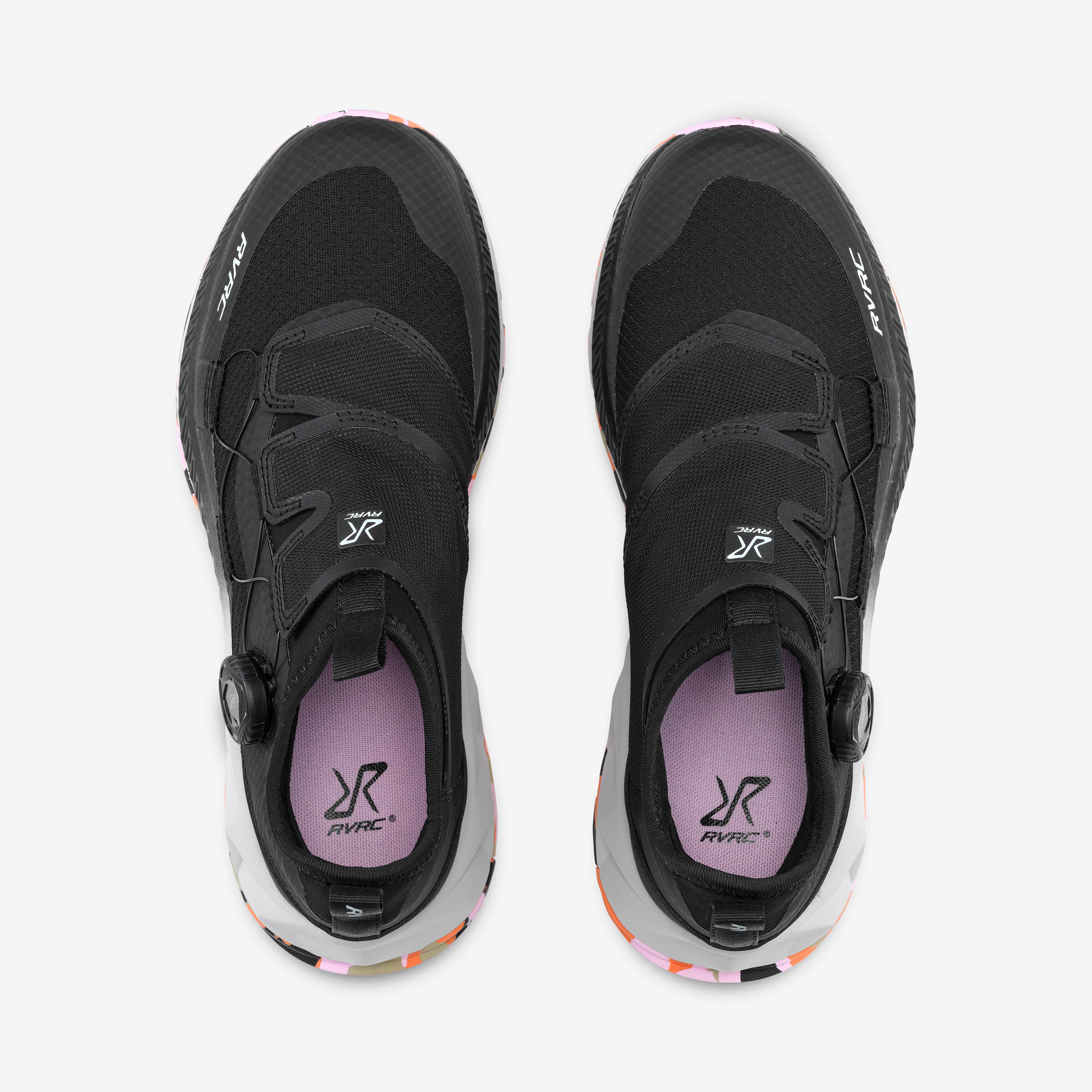 Ease Walking Shoes Dame Black/Pink