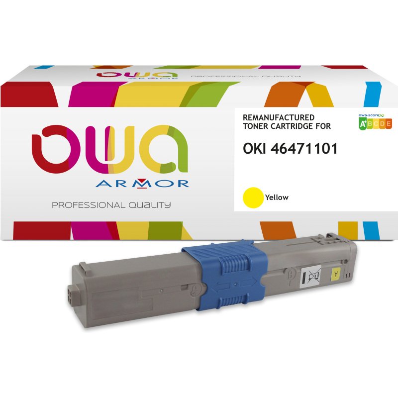 Toner remanufacturé OWA - standard - pour OKI 46471102