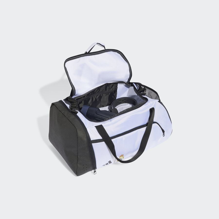 Real Madrid Duffel Sac - Blanc/Noir