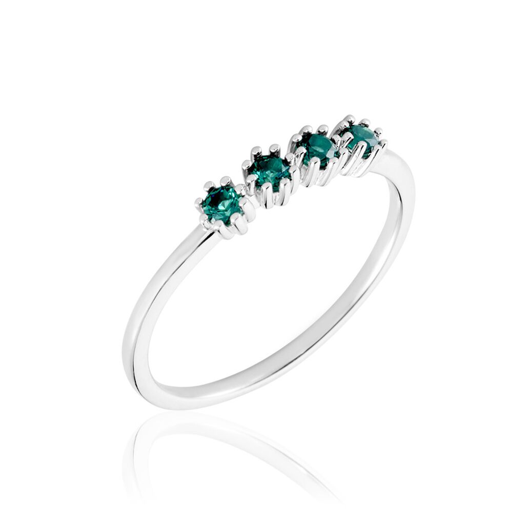 Bague Karrie Argent Blanc Oxyde De Zirconium