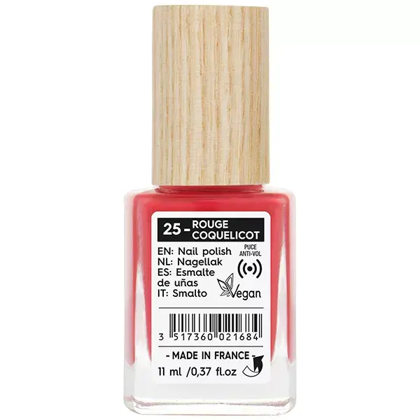 So'Bio Étic Vernis à Ongles 45 Rouge Coquelicot Bio 11ml