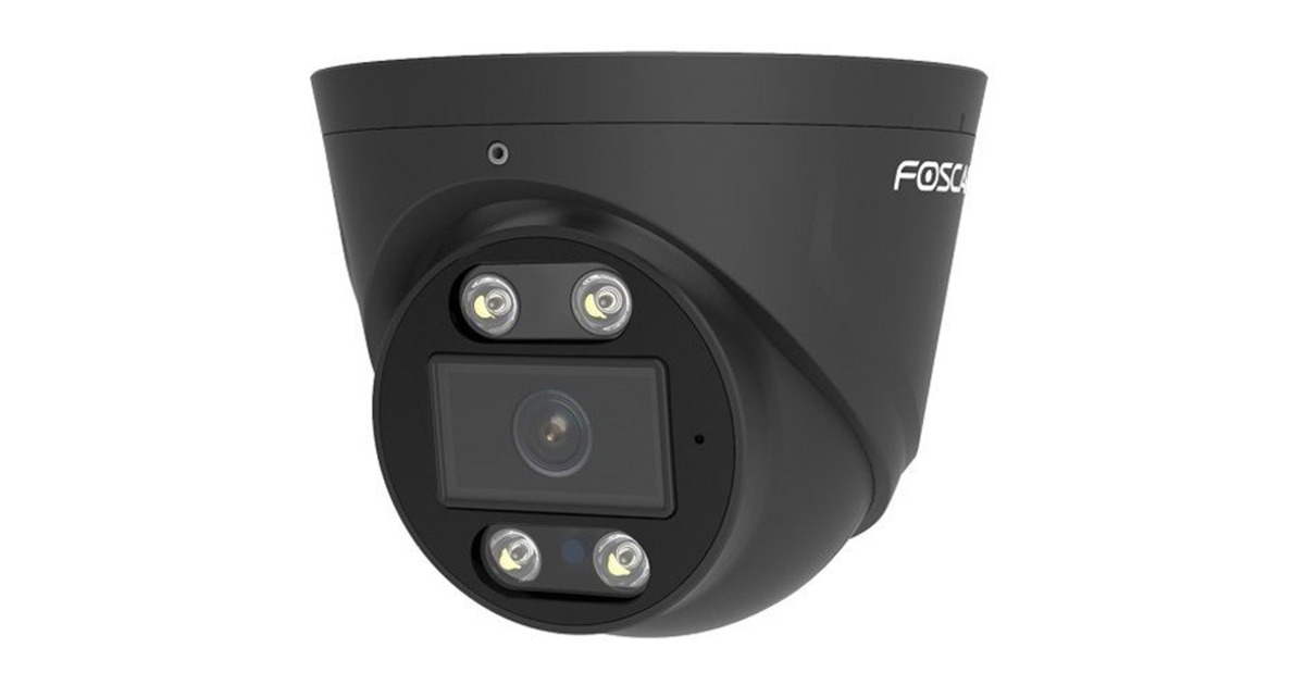 FoscamT5EP, 3K QHD PoE IP turret camera  (Zwart)
