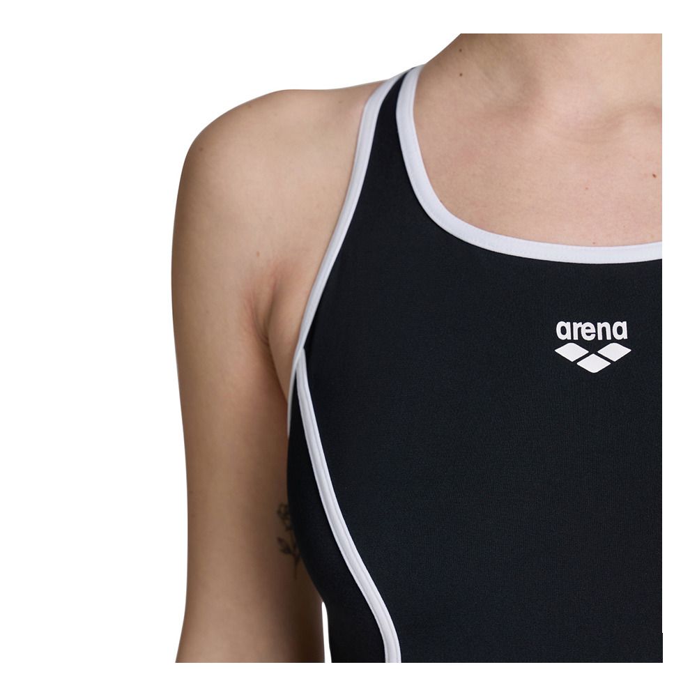 Arena PRO FILE V BACK - Maillot de bain 1 pièce Femme black/white