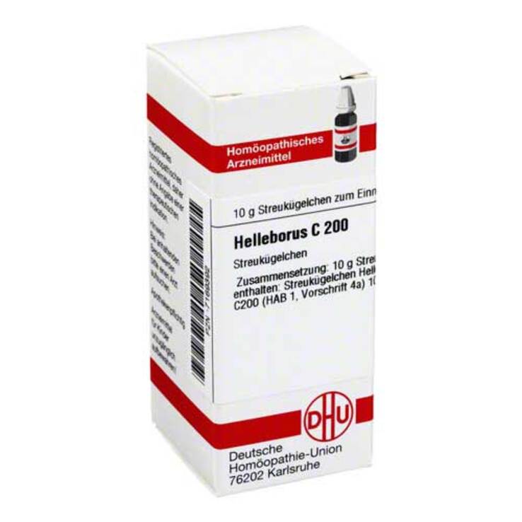 DHU Helleborus C 200 Globuli, 10 g