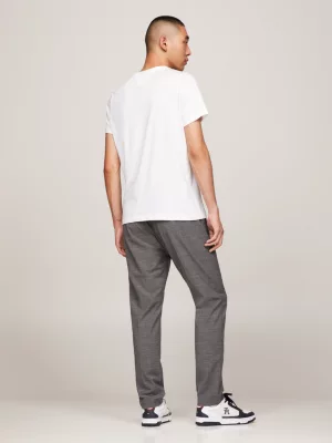 Camiseta Slim Fit com Logo na Manga