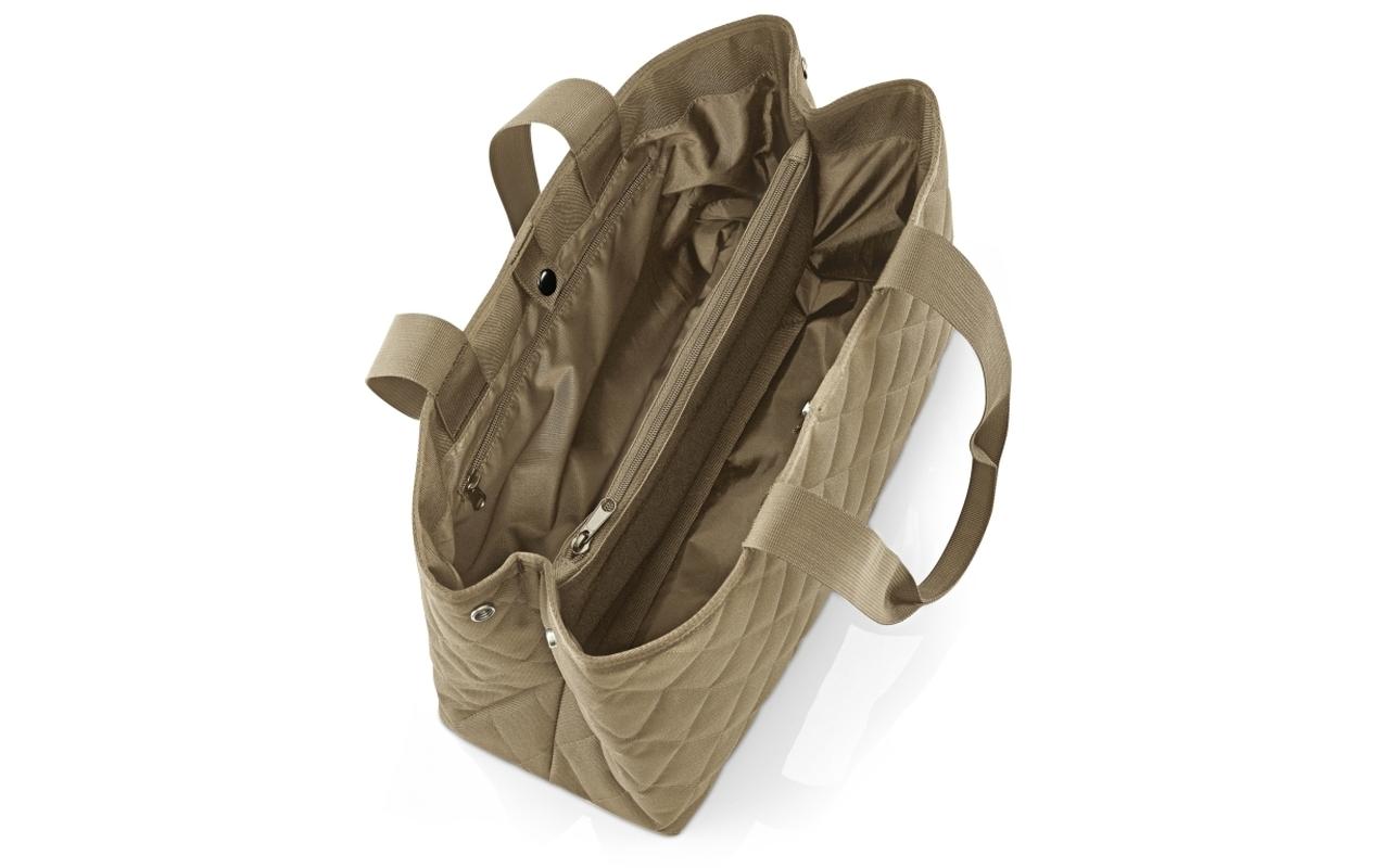 Tasche Classic Shopper L Rhombus OliveSchultertasche für jeden Tag