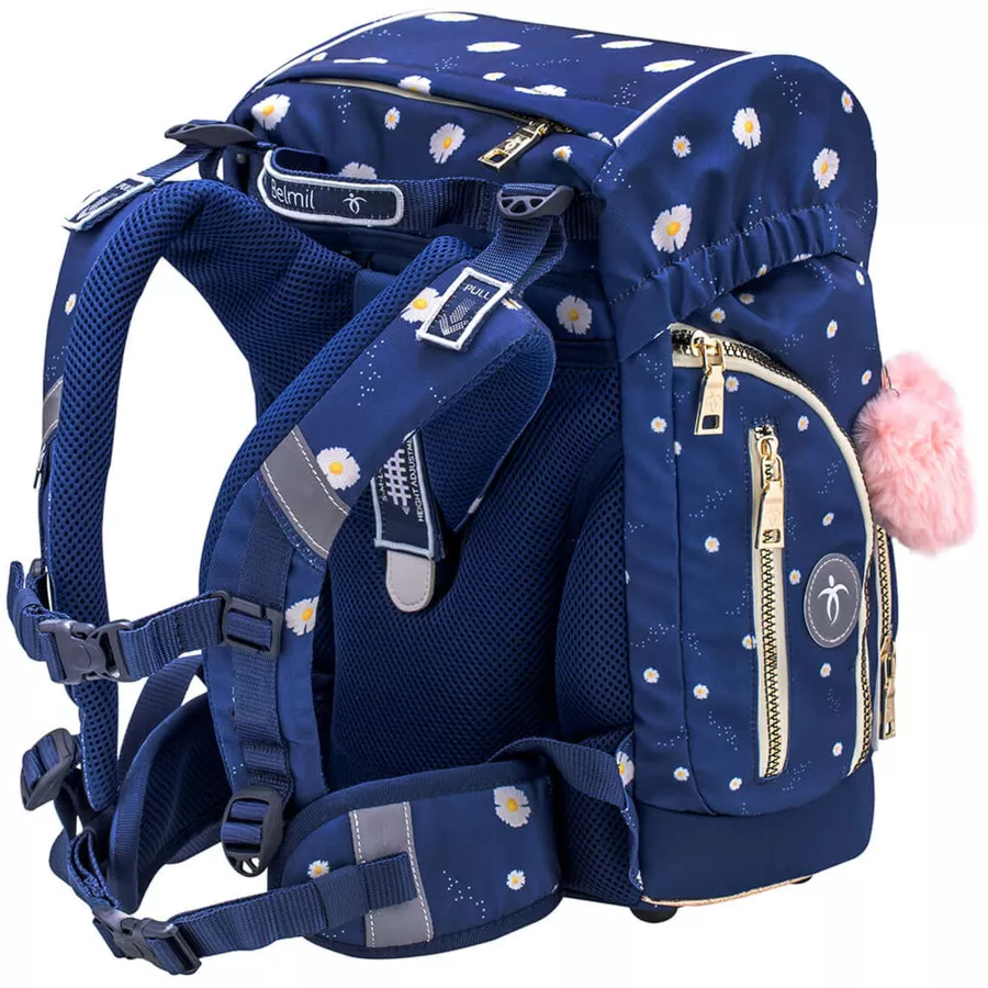 Belmil Schulranzen Premium Comfy Plus Set 5-teilig Daisy