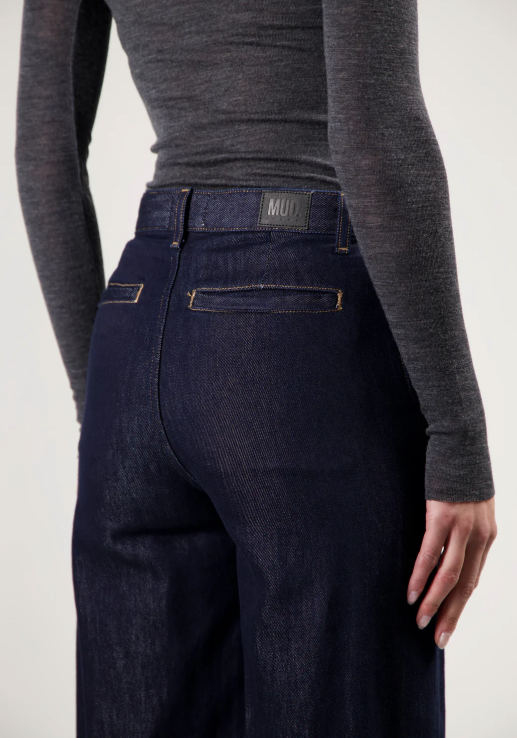 Mud Jeans Damenjeans June Mid Loose Rinse