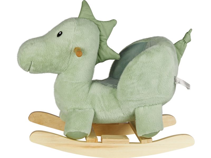 Sterntaler Schaukeltier Dino Rexi Grün Schaukeltier aus weichem Plüsch