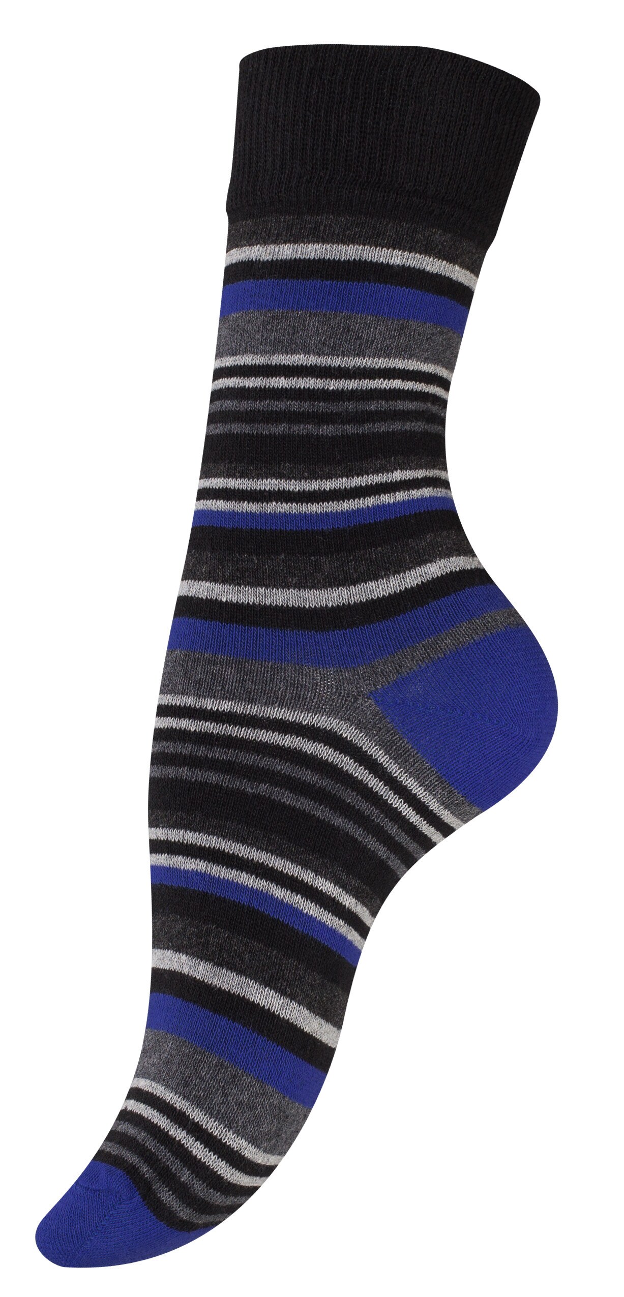 Vincent Creation® Damen Socken 8 Paar mit Streifen