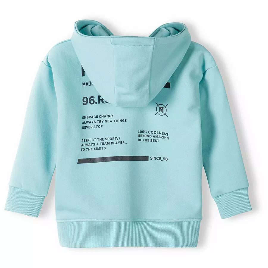 MINOTI Sweatjacke RESPECT Mintgrün