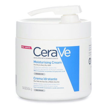 CeraVe CeraVe Moisturising Cream For Dry to Very Dry Skin (With Pump) 454g/16oz