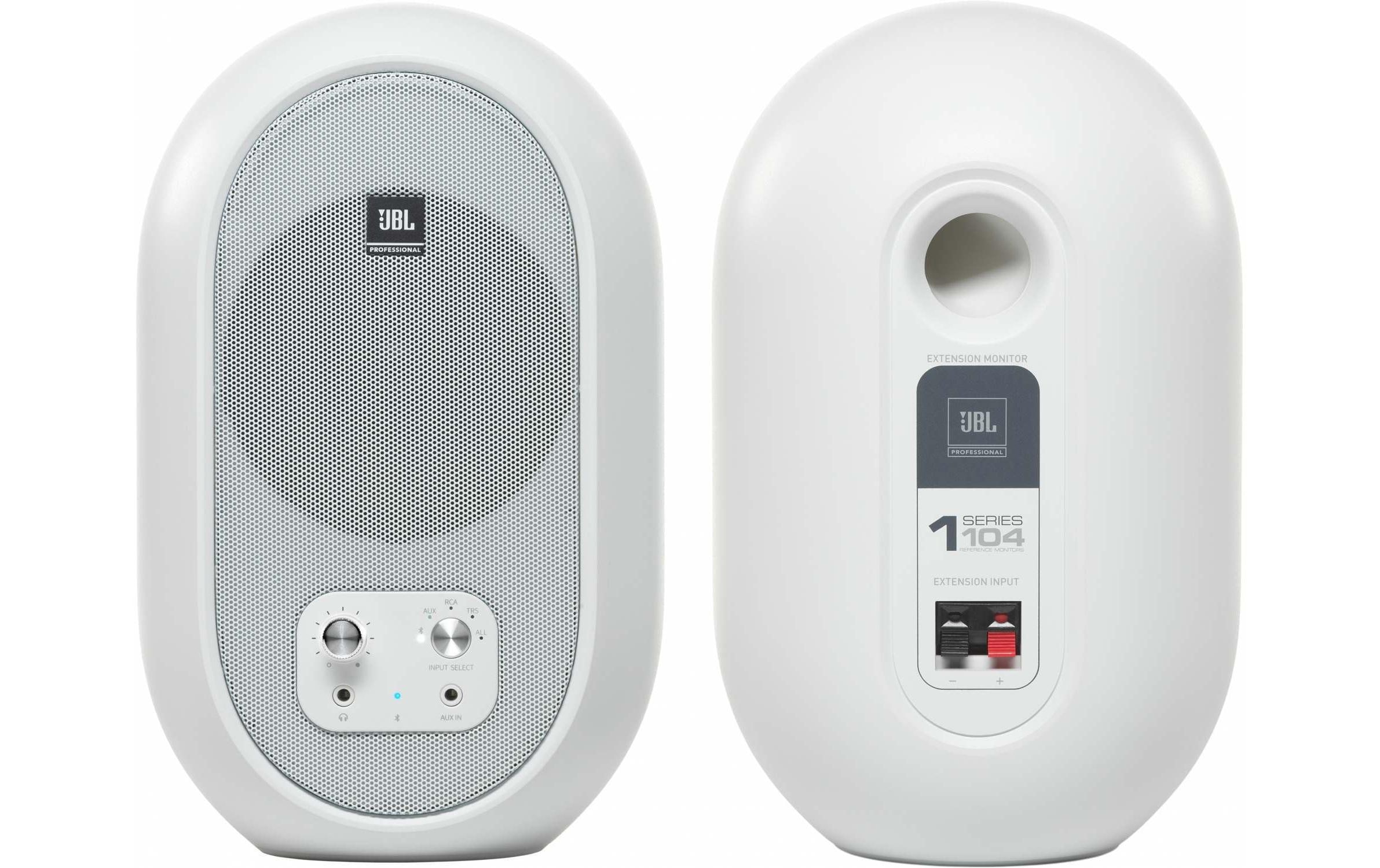 Studiomonitore One Series 104-BTW Weiss<br>Aktives Desktop-Lautsprecher-Set mit Bluetooth
