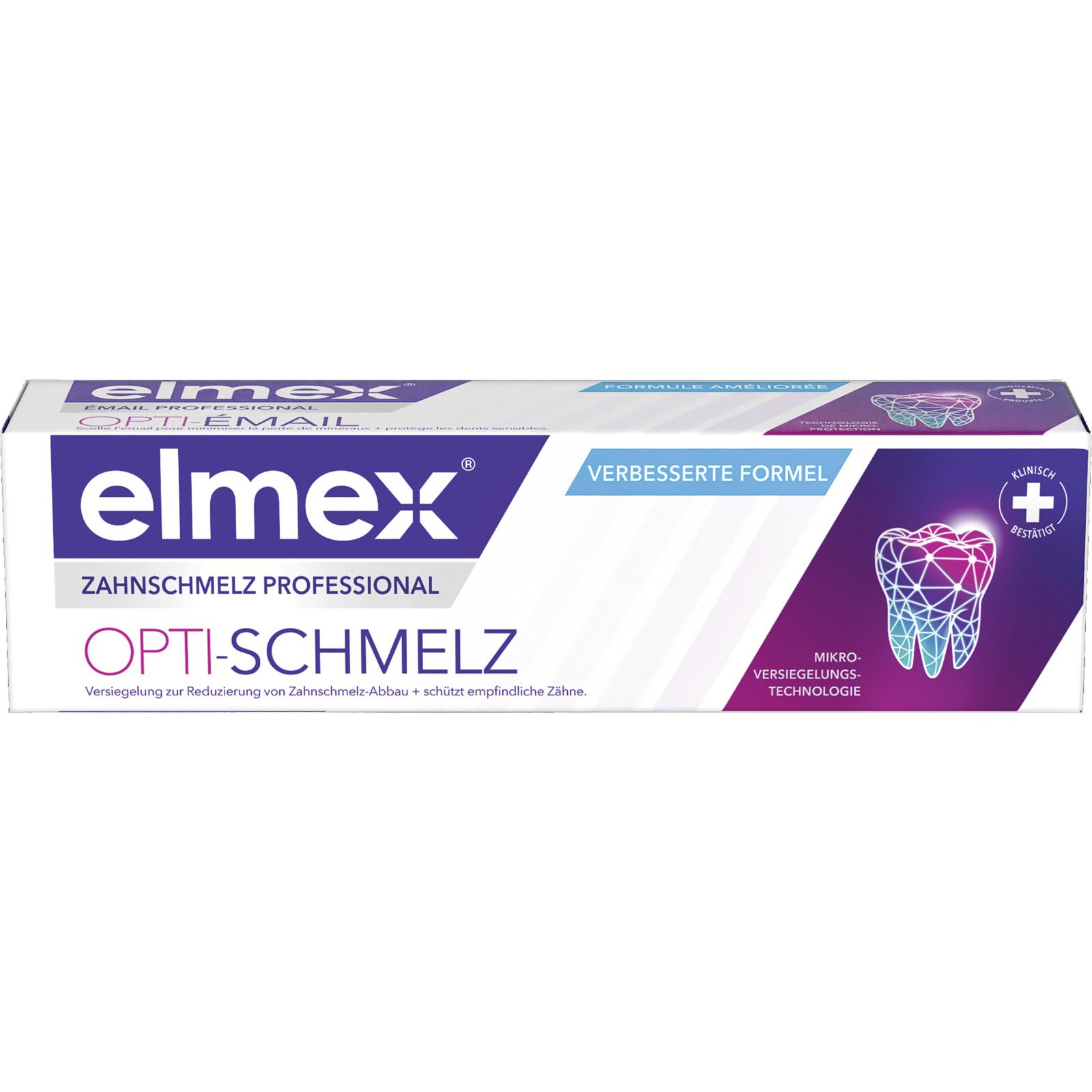 Elmex Zahnpasta Opti-Schmelz 2 x 75 ml