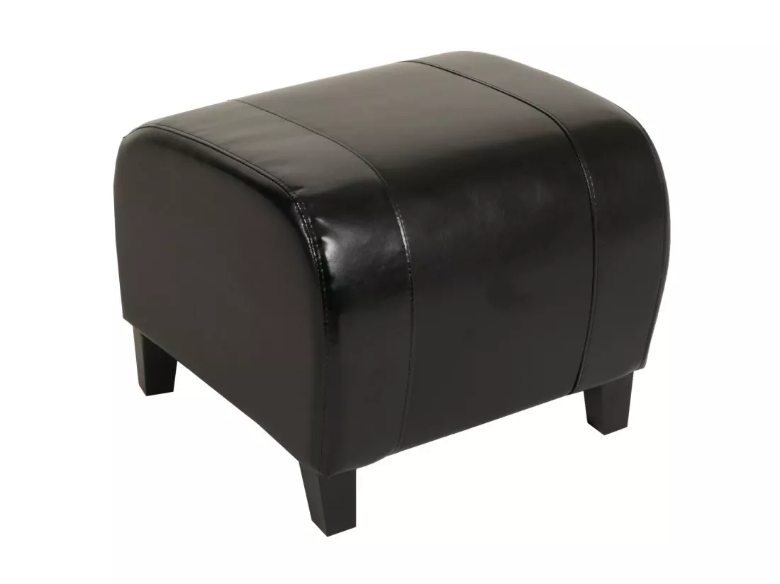 Pouf Aversa, noir