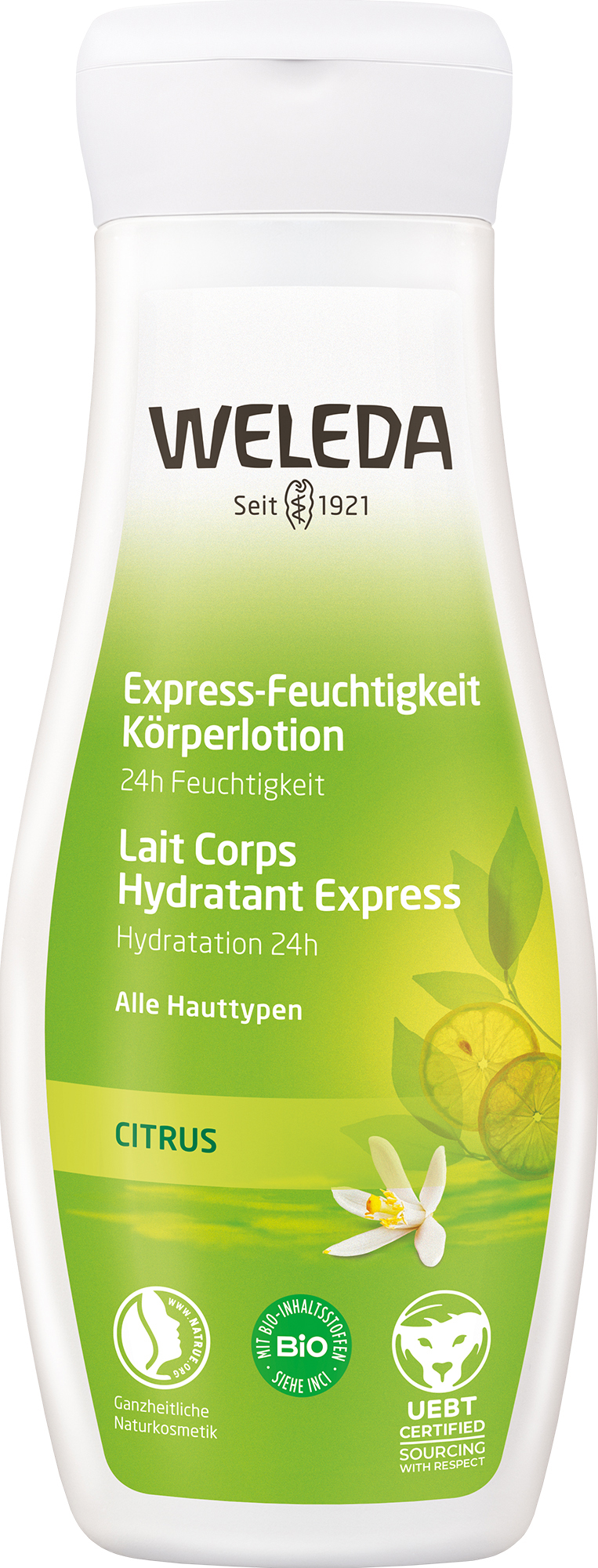 Weleda Körperlotion Express-Feuchtigkeit Citrus Fl 200 ml